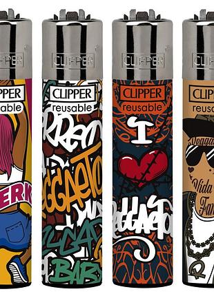 Зажигалка clipper i love music 2d