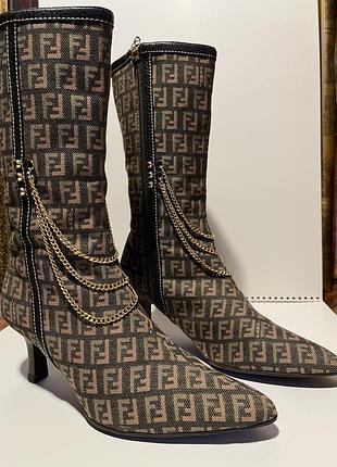 Чобітки ботильйони fendi оригінал