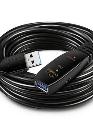 Кабель перехідник usb 3.0 на usb 3.0 5м - 26690