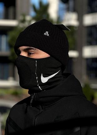 Snood nike/ снуд найк/ горловик найк чорний рефлективний