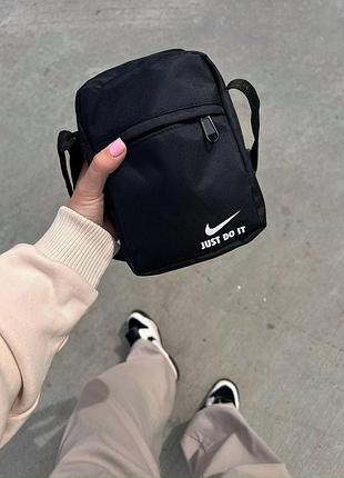 Сумка мессенджер через плечо маленькая барсетка найк nike (унисекс) молодежная