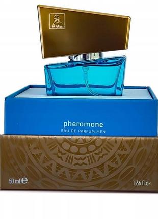 Духи з феромонами чоловічі shiatsu pheromone fragrance men lightblue 50ml