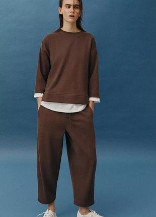 Спортивний жіночий костюм коричневий zara new
