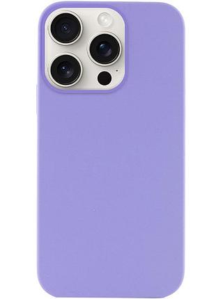 Чехол silicone case (aa) no logo with magsafe для apple iphone 16 pro (6.3") сиреневый / dasheen