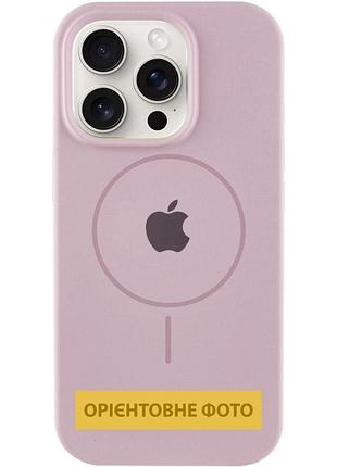 Чехол silicone case full protective (aa) v2 with magsafe для apple iphone 16 (6.1") розовый / pink sand
