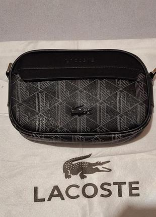 Сумка lacoste чорна 2