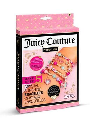 Набор для создания шарм-браслетов make it real juicy couture солнечное сияние 189 эл. (mr4433)
