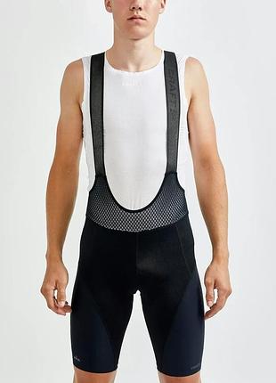 Велокомбінезон чоловічий craft adv aero bib shorts man black розмір s