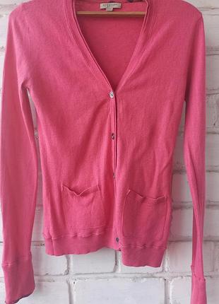 Люксовый кардиган из кашемира в цвете фламинго