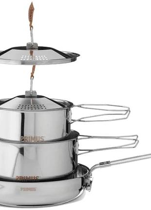Набір посуду primus campfire cookset s/s small