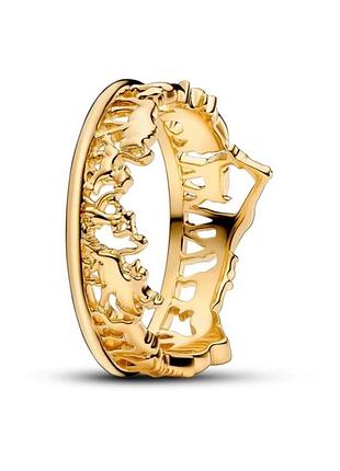 Срібне кільце пандора pandora 163362c00 король лев мультфільму срібло позолоту золото 18.5
