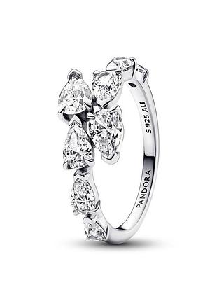 Пандора pandora срібне кільце прозоре каміння 193004c01 19