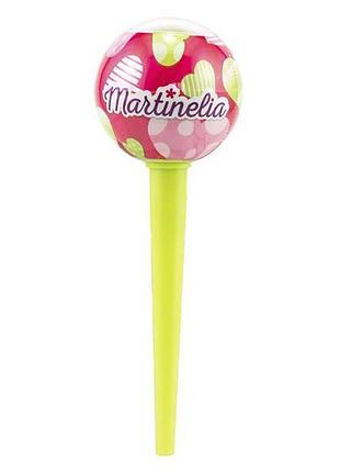 Детский бальзам для губ martinelia lollipop зеленое яблоко (5484c-green apple)