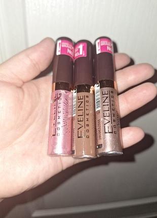 Жидкие тени eveline choco glamour