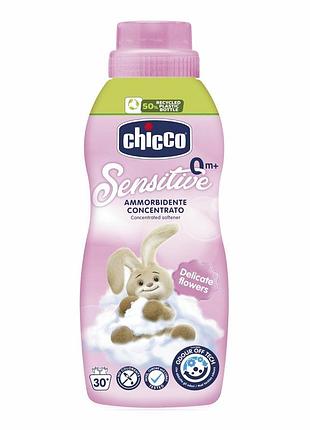 Кондиціонер для білизни chicco baby delicate flowers sensitive італія (0+ років) 30 прань
