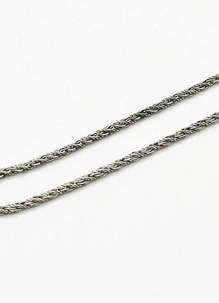 Серебряная цепочка, размер 50 см x 0,3 см, вес: 2.8 г