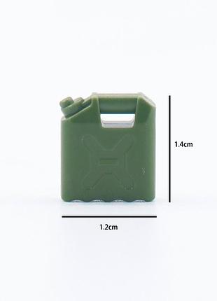 Мініканістра для фігурок лего lego — аксесуар для військових мініфігурок зелений