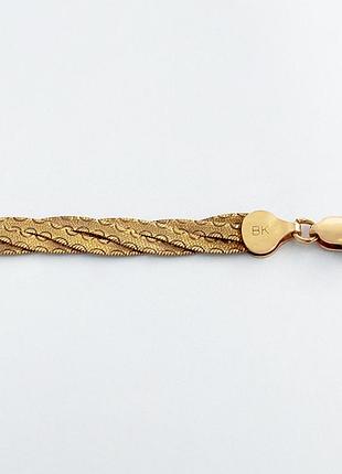 Серебряная цепочка, плетение коса, размер 50 см x 0,8 см, вес: 22.8 г