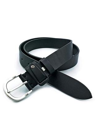 Женский кожаный ремень 3,3 х 105-120 см weatro черный zhin-itly-33k-0069 110 см