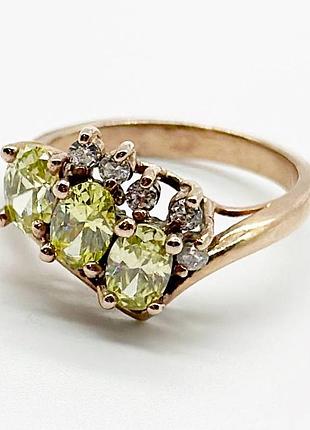 Серебряное кольцо со вставкой фианит