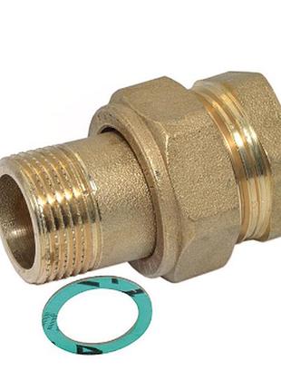 Американка 1/2" под прокладку 1/2" нв латунь pattaroni