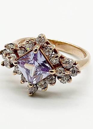 Серебряное кольцо со вставкой фианит