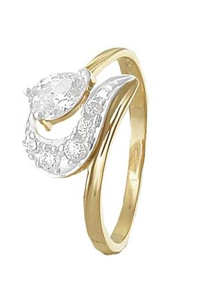 Серебряное кольцо с фианитами