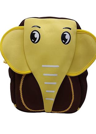 Рюкзак brown elephant: веселий слоник для маленьких мандрівників