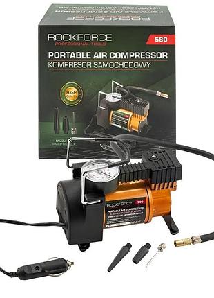 Компресор автомобільний (12в, 30л/хв, 7 бар) з сумкою rockforce rf-580