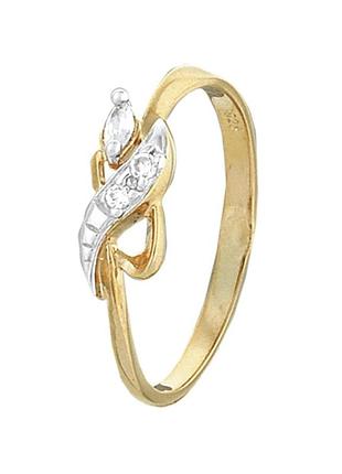 Серебряное кольцо с фианитами