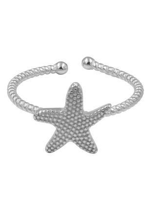 Серебряное кольцо, размер 15,0, вес: 1.4 г