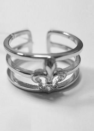 Серебряное кольцо, размер 15,5, вес: 3.3 г