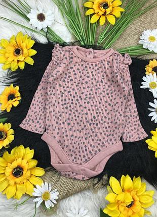 Рожевий бодік на 0-3 міс