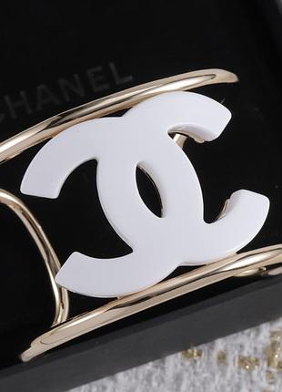 Браслет chanel icon white gold люкс качество
