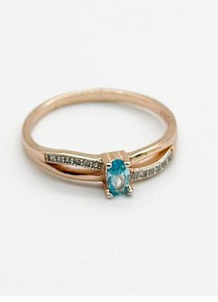 Серебряное кольцо с фианитами