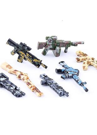 Камуфляжное оружие винтовка автомат дробовик для фигурок лего lego