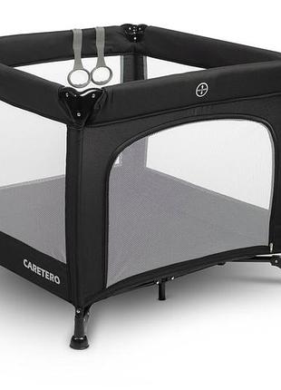 Детский манеж caretero quadra black