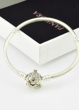 102899 браслет 'pandora style' фіаніт срібло(925) 17 див.