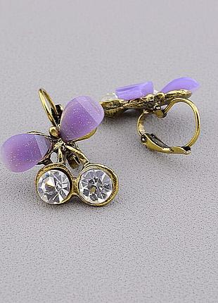 051734 серьги 'fashion' сrystal бижутерный сплав
