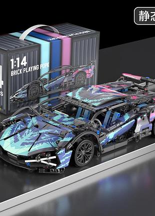 Конструктор lamborghini суперкар 1:14 на 1314 деталей | большая спортивная модель