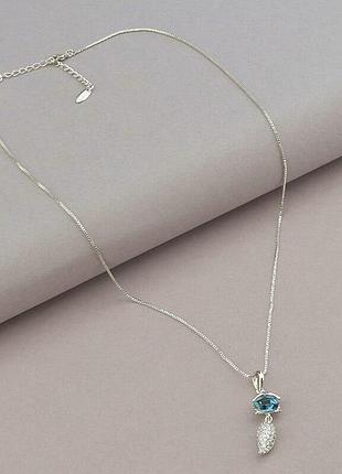 088609 підвіска 'xuping' swarovski 40 див. (родій)