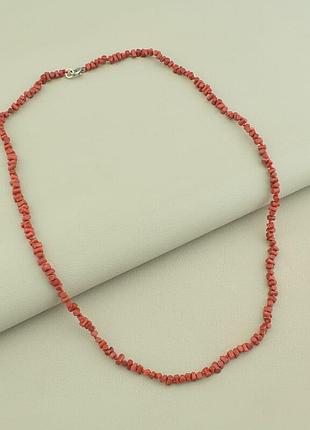 Бусы коралл 52 см.