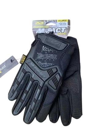 Тактические перчатки черные mechanix