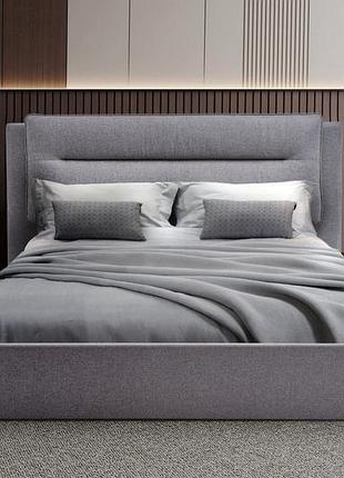 Кровать мягкая 1600*2000 виола, серый