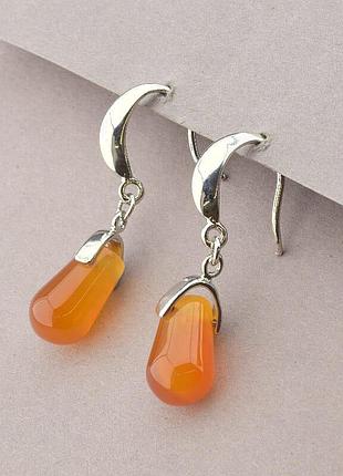 092904 сережки сердолік