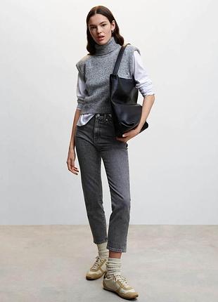 Джинси манго/сірі джинси манго/жіночі сірі джинси/сірі джинси mango