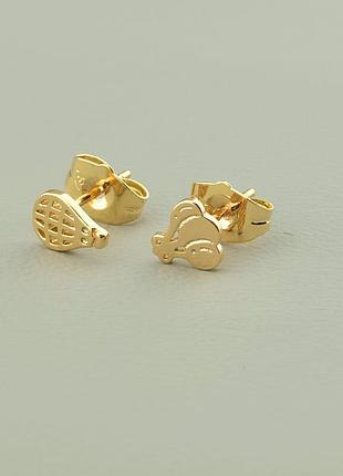 110225 сережки 'xuping' (позолота 18к)