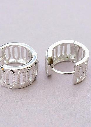 100758 серьги 'xuping' (родий)