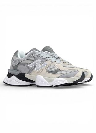 Кроссовки new balance 9060 grey beige