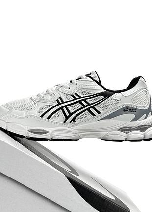 Asics gel-nyc white black 10